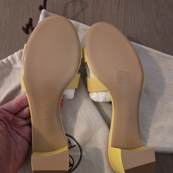 Yellow Slide Sandals - Picture 5 of 8
